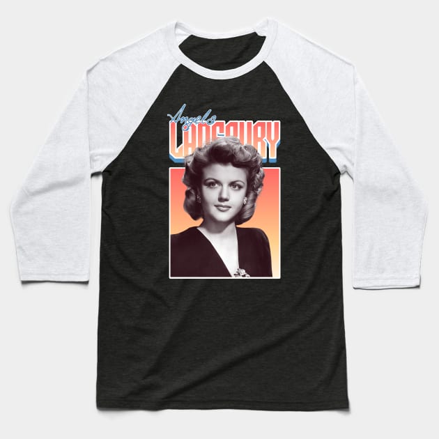 Angela lansbury Baseball T-Shirt by Olivia alves